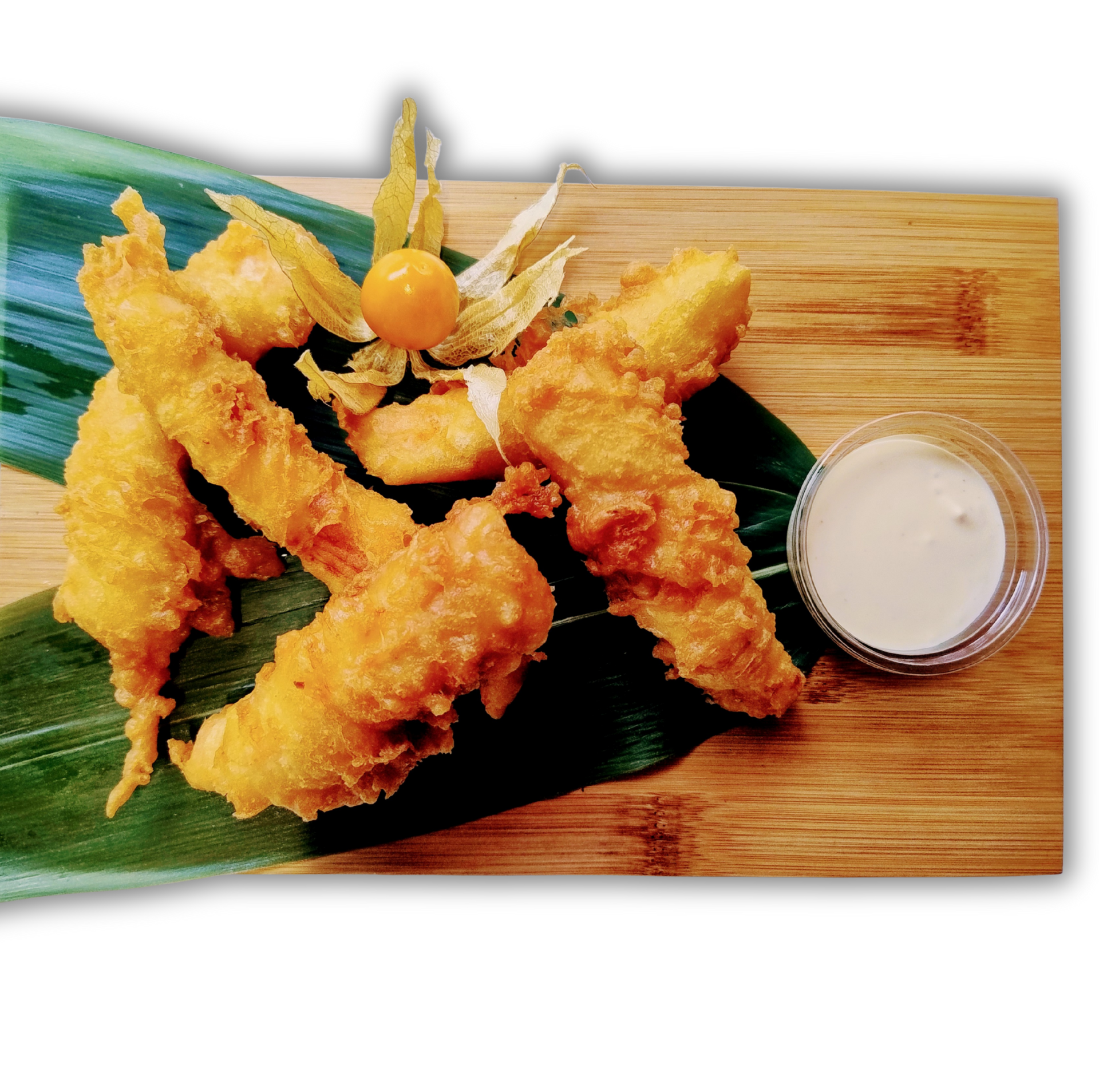 Łosoś w tempurze z sosem do wyboru