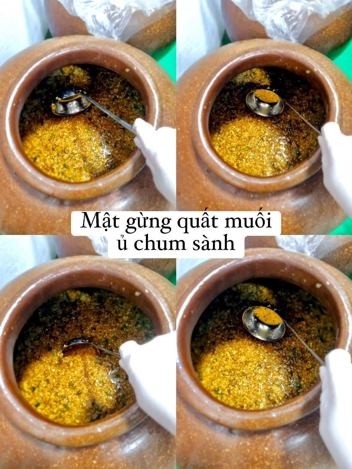 Mật ong lên men Gừng Quất Muối 1