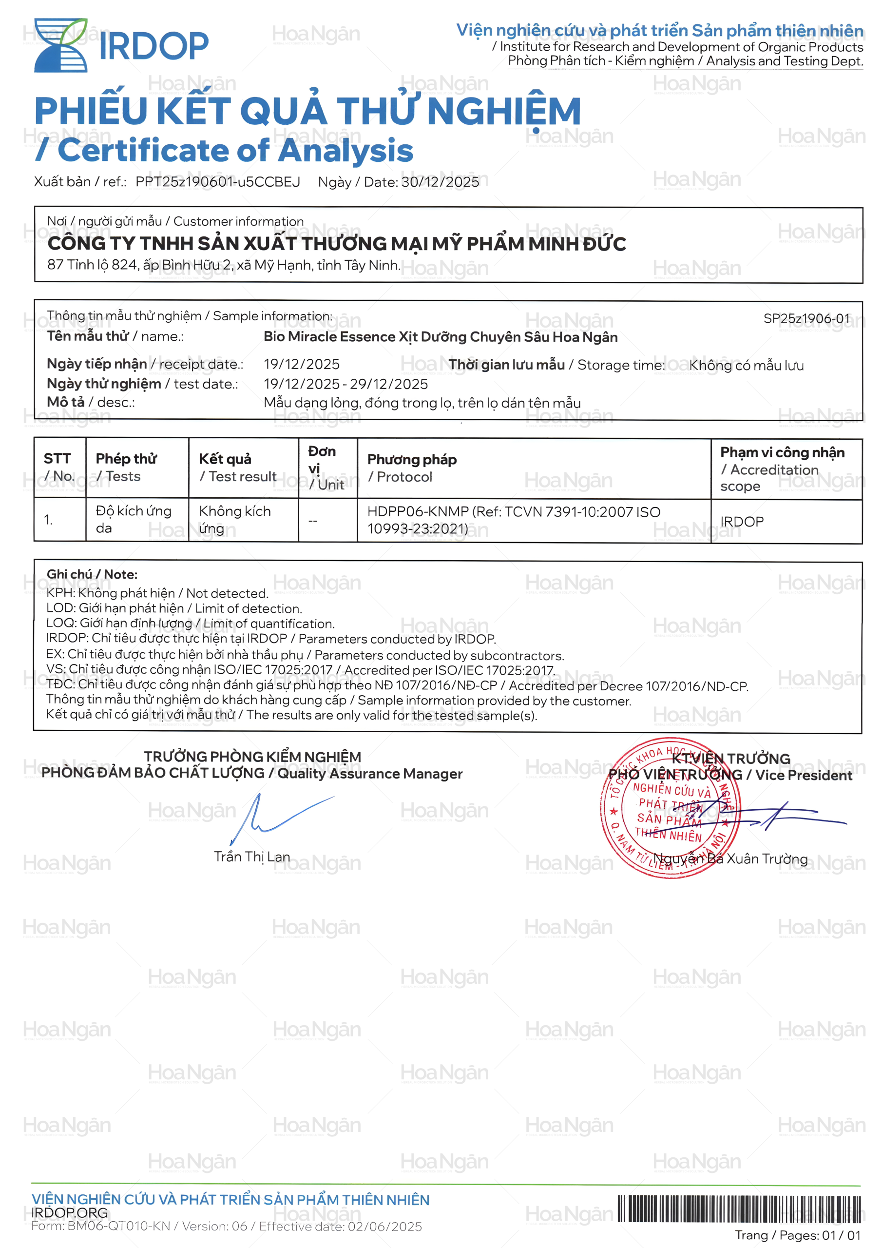 XỊT DƯỠNG CHUYÊN SÂU 6