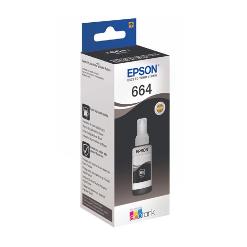 Epson C13T66414A B 664 қара сиясы, 70 мл