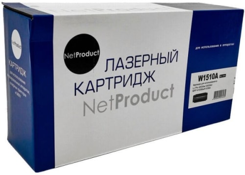 NetProduct W1510A, қара түсті, чипсіз картриджі