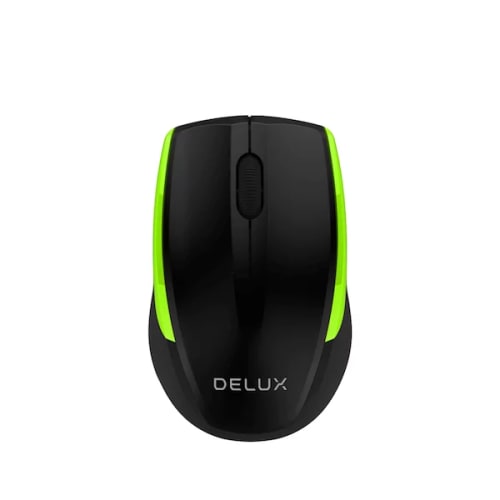 Delux DLM-321OGB тінтуірі, қара-жасыл