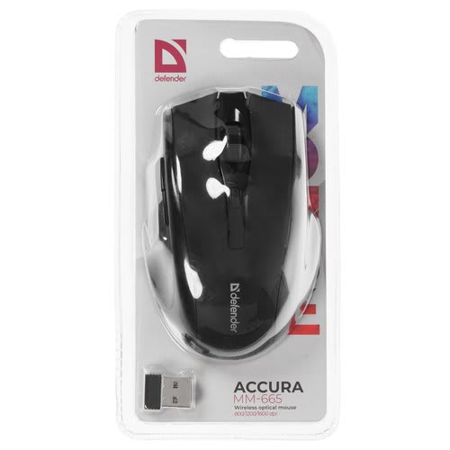 Defender Accura MM-665 тінтуірі, қара