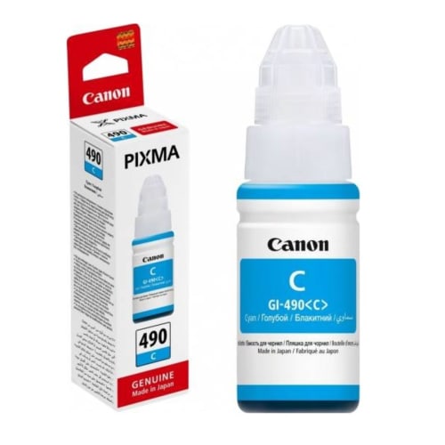 Canon GI-490 C көгілдір сиясы, 70 мл