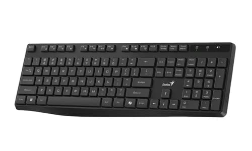 Genius KB-7200 қара сымсыз пернетақтасы