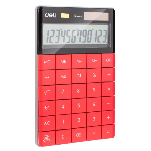 Deli 1589 калькуляторы, қызыл