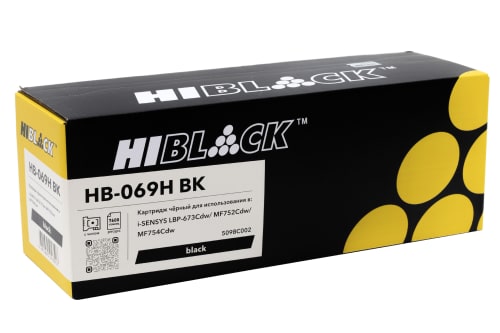 Картридж Hi-Black HB-069H BK, чёрный