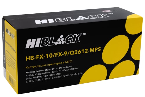 Картридж Hi-Black FX-10/Q2612A-MPS, чёрный