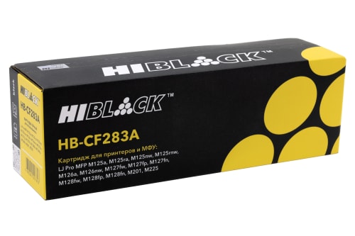Картридж Hi-Black HB-CF283A, чёрный