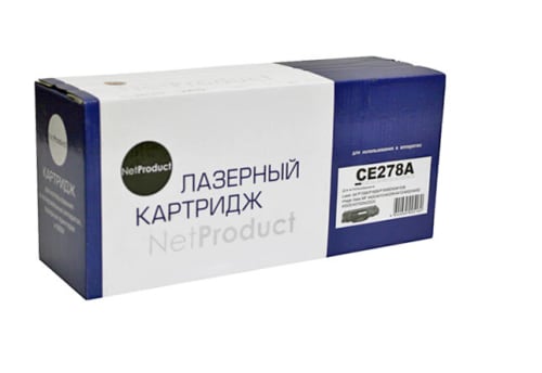 Картридж NetProduct CE278A, чёрный