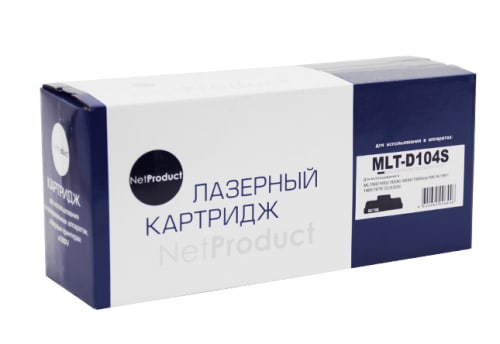 Картридж NetProduct N-MLT-D104S, чёрный
