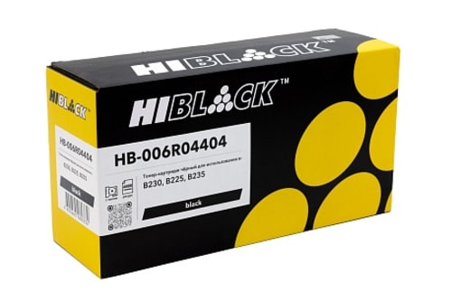 Xerox B230/B225/B235 құрылғыларына арналған Hi-Black HB-006R04404 тонер-картриджі, 006R04404 баламасы, қара, 6000 бет.