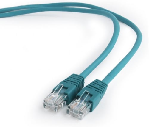Сетевой патч-корд Cablexpert PP12-0.5M/G UTP, Cat 5e, 0,5 м, зелёный