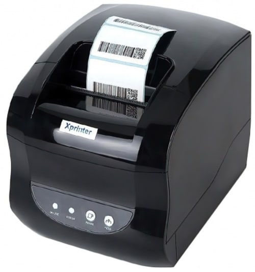 Принтер чеков и этикеток Xprinter XP-365B, чёрный, USB + Ethernet