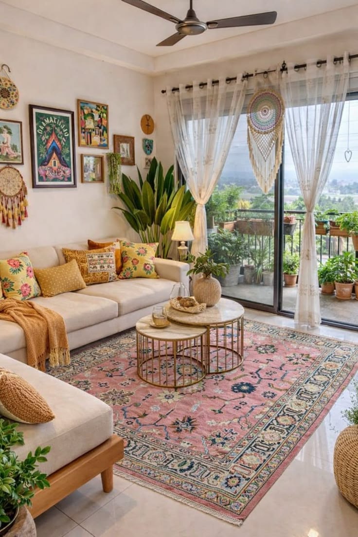 Bohemian style room