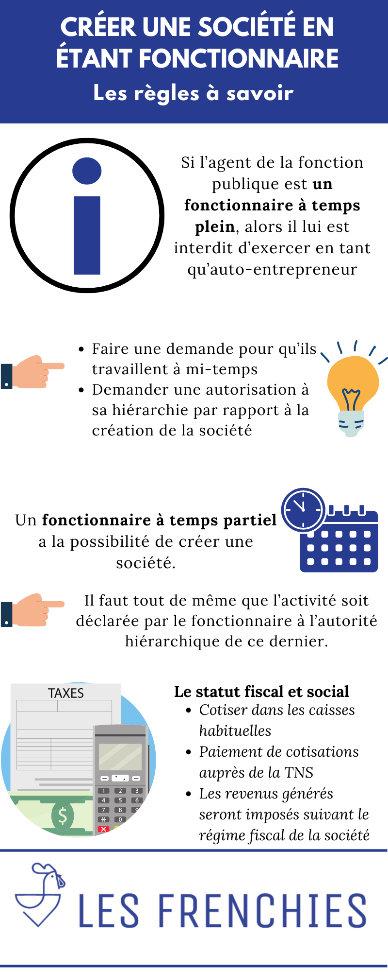 Créer une société en étant fonctionnaire : les règles à savoir