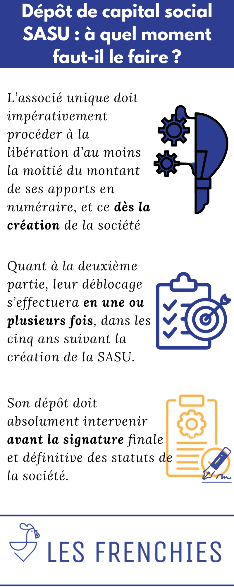 Dépôt de capital social SASU : à quel moment faut-il le faire ?