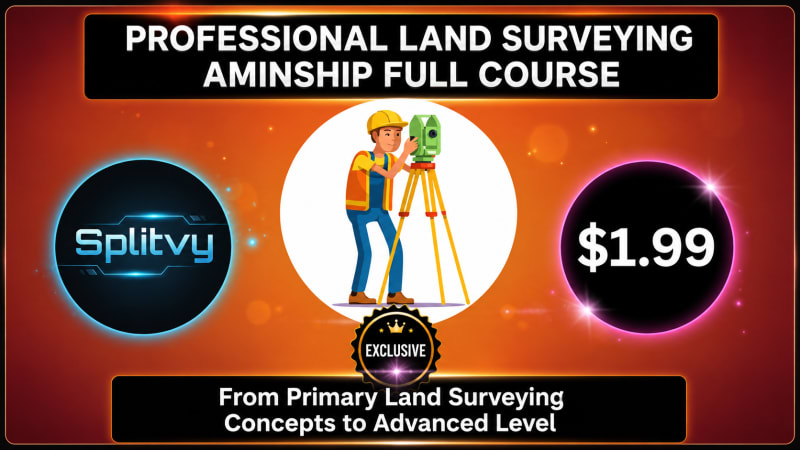 Professional land surveying / Aminship / survey full video course