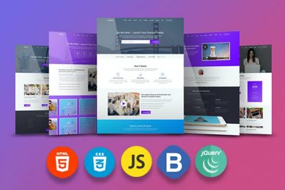 Make a Responsive Portfolio Website : JavaScript HTML CSS