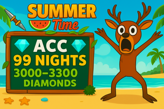 99 NIGHTS IN THE FOREST 3000 Diamonds