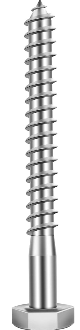 1/4" x 2 1/2" Lag Bolts