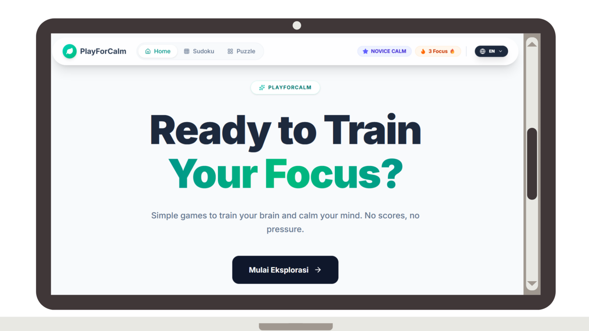 PlayForCalm - Logic Arcade Game