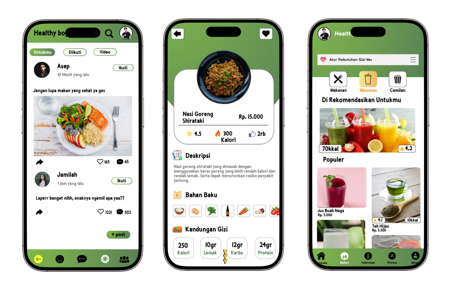 Newtriens App - UI Design