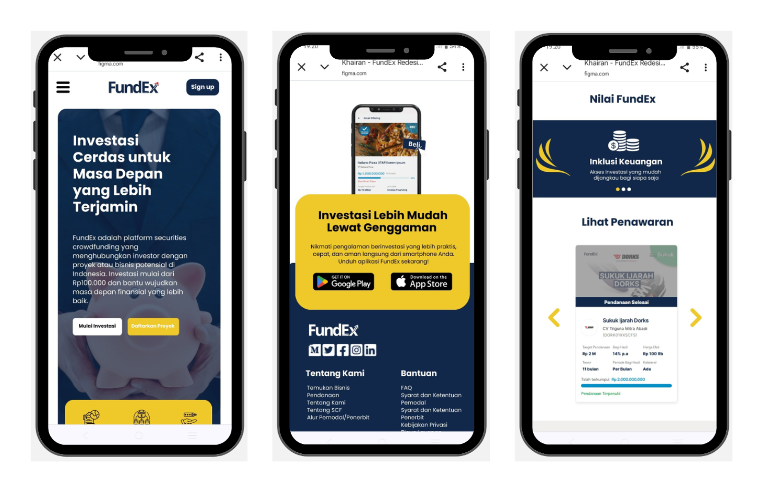 FundEx Website - Redesign