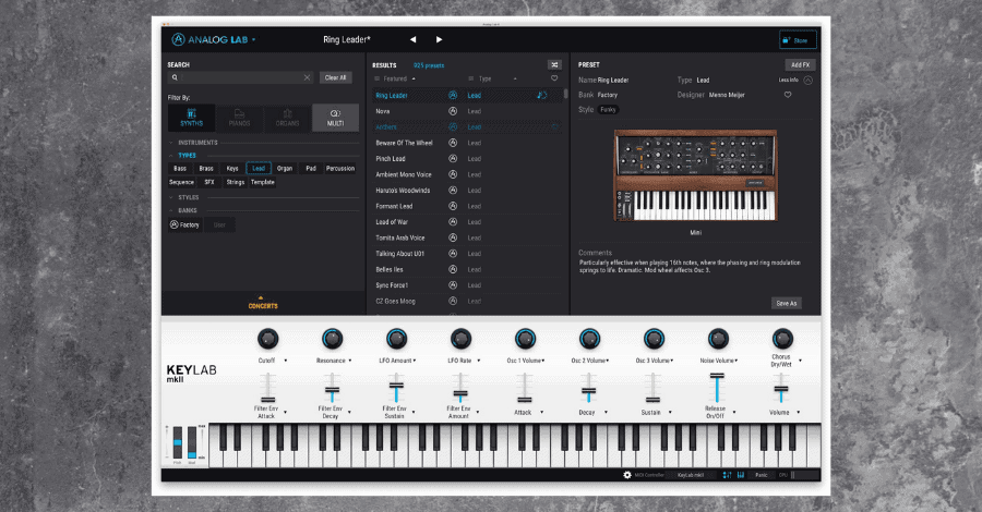 Best soft synths - Arturia Analog Lab