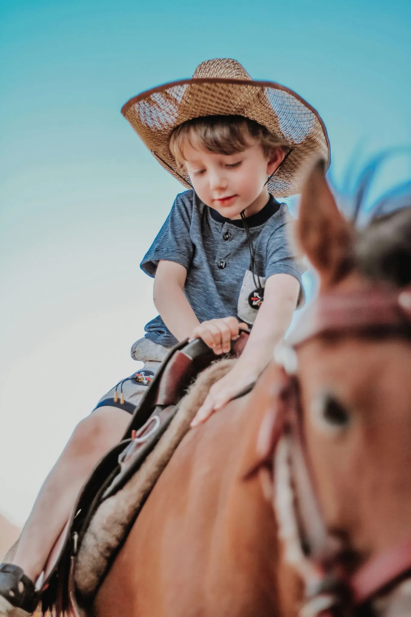 Dude ranch family vacation