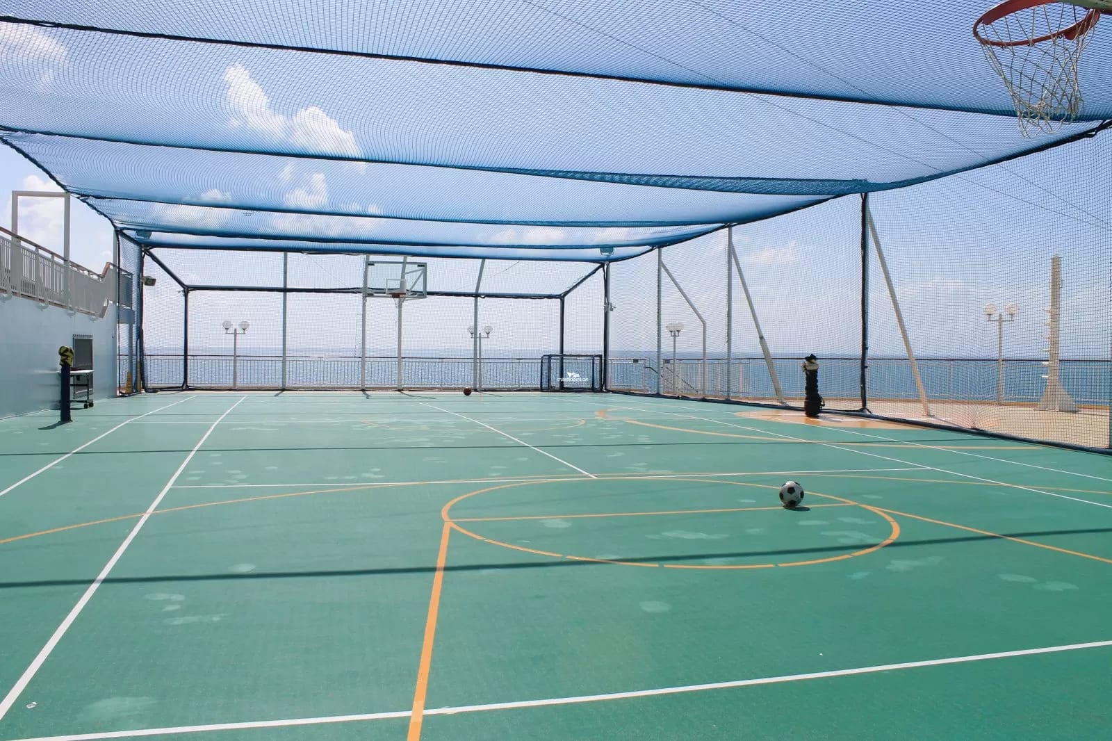 Sports court action on the Pearl