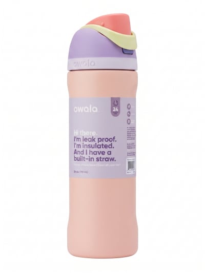 Owala 24oz Freesip Rose Coloured