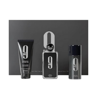 Afnan 9 pm Men 3 Pz EDP 100ml/ body shower 200ml/ Deo 250ML