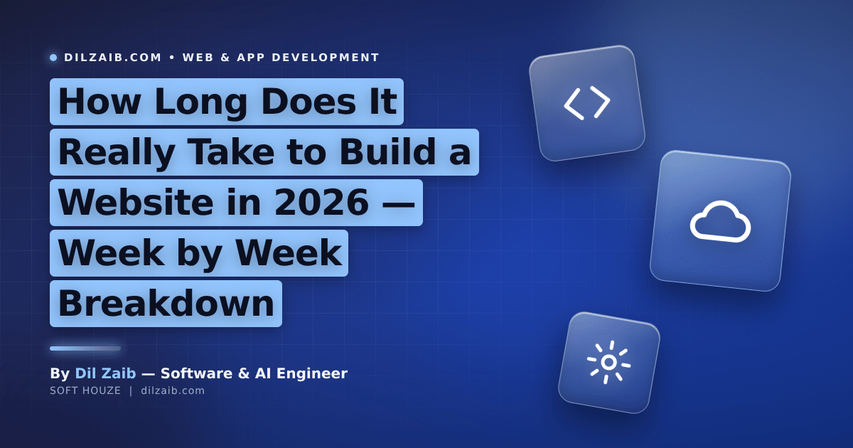 How Long Does It Really Take to Build a Website in 2026 — Week by Week Breakdown