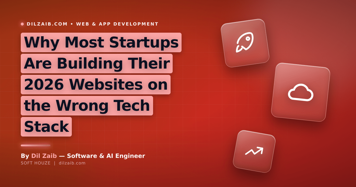 Why Most Startups Are Building Their 2026 Websites on the Wrong Tech Stack