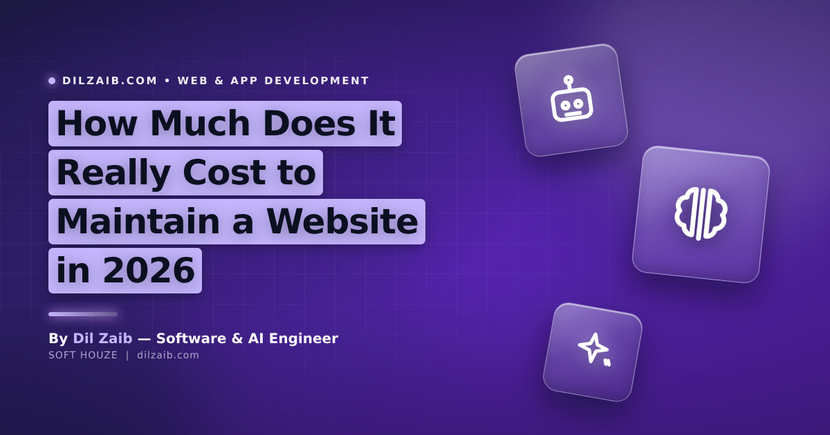 How Much Does It Really Cost to Maintain a Website in 2026