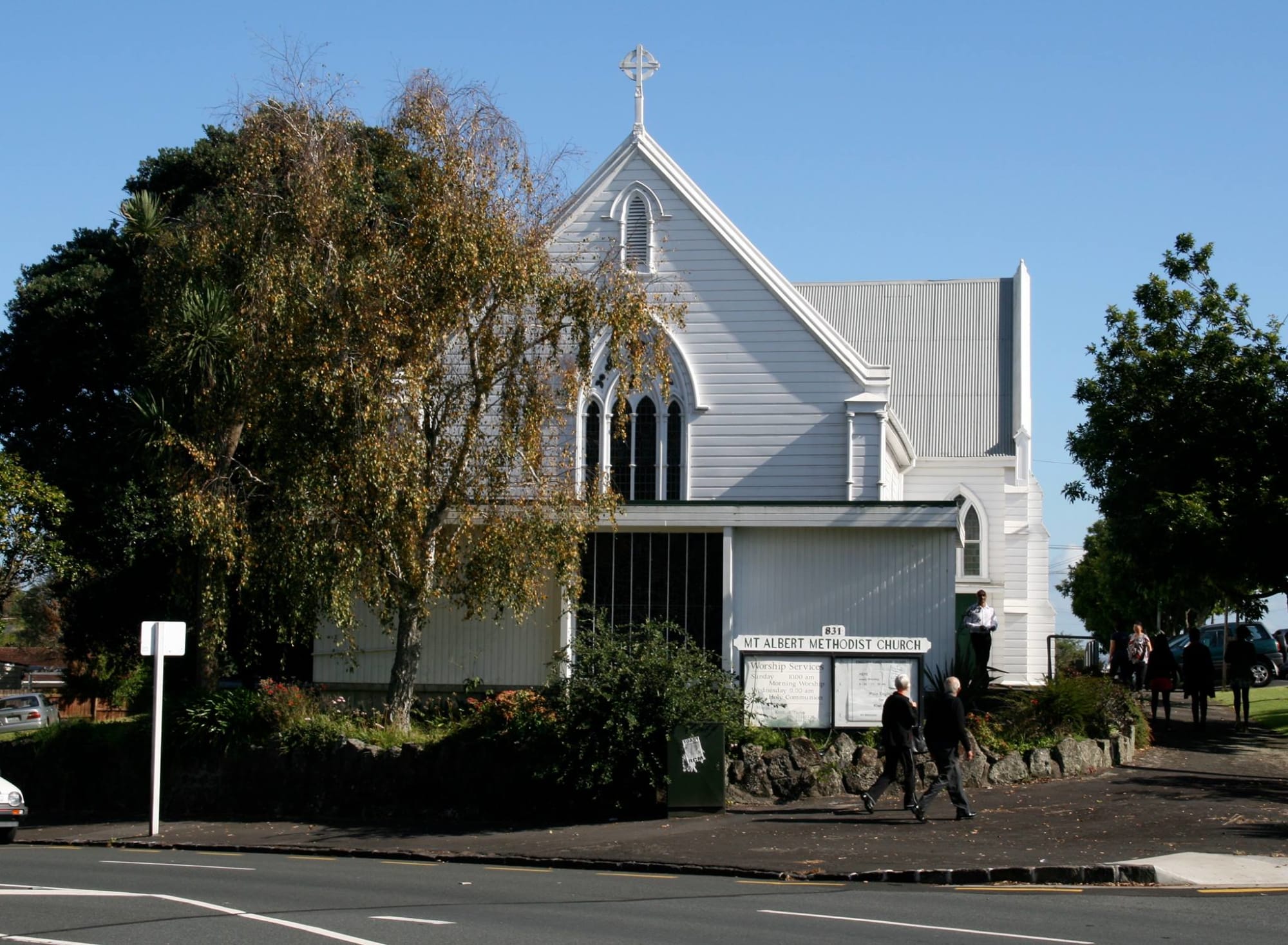 Mt Albert Methodist Church building from New North Road