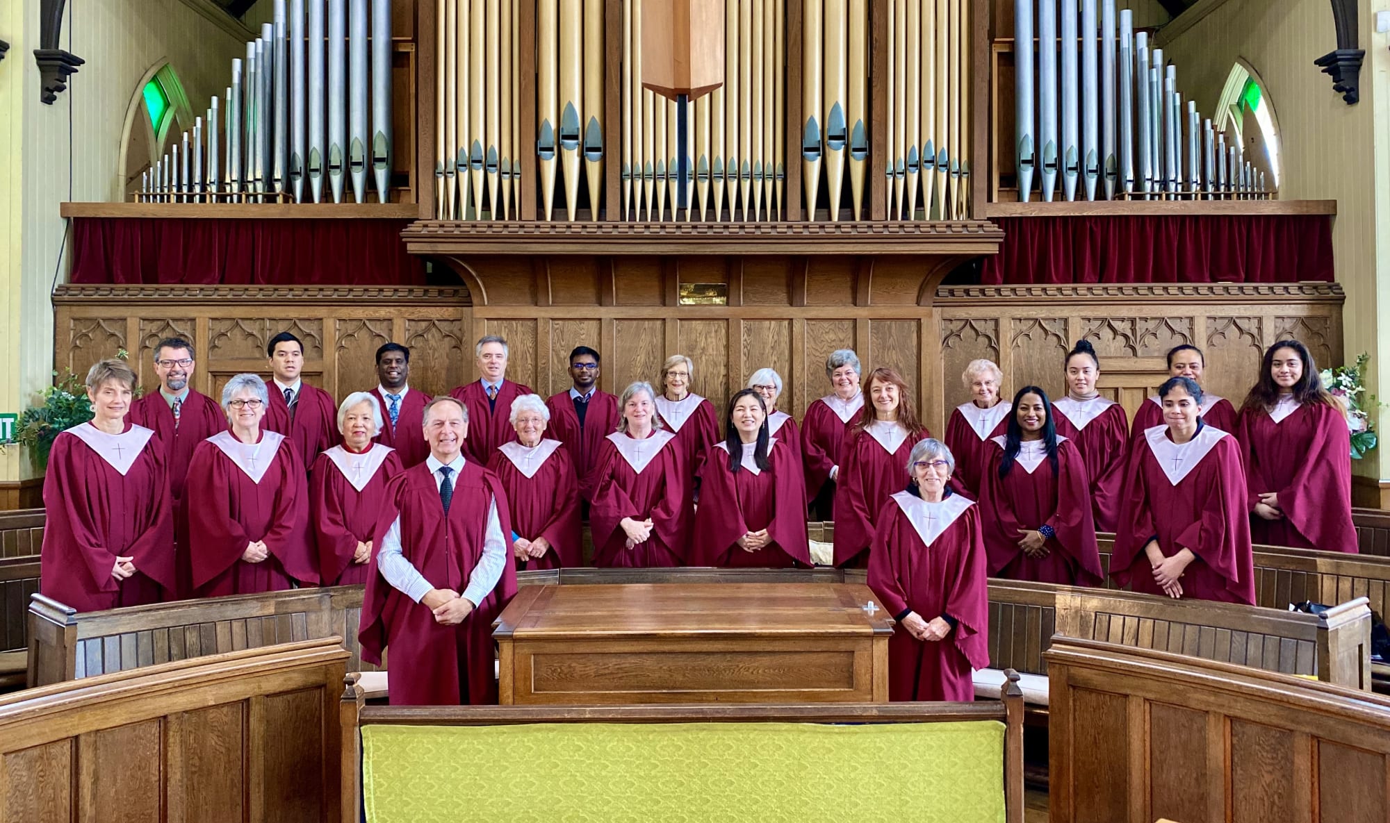Our choir in action