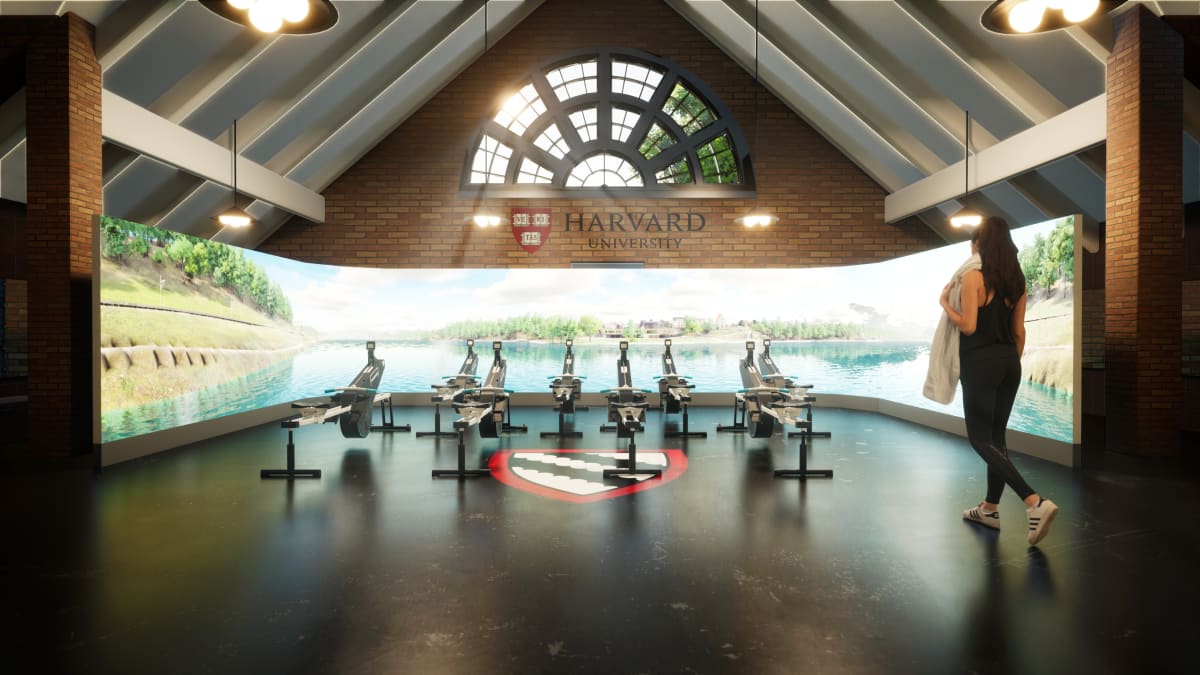 University rowing facility render