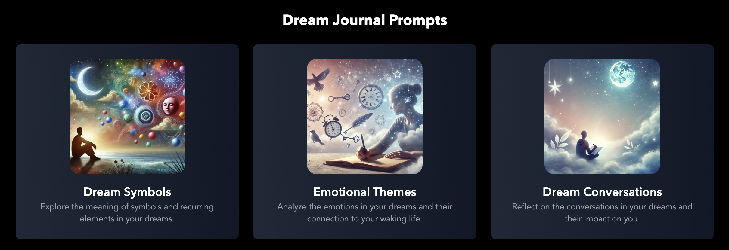 Dream Journal Prompts