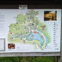A map of the gardens