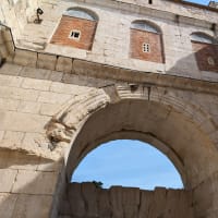 Gate entrance and archery windows