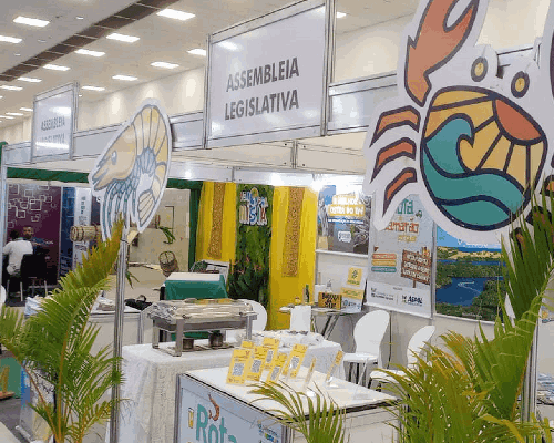 Aspol participa da 21ª edição da FENACAM com stand temático da “Rota do Camarão Potiguar”