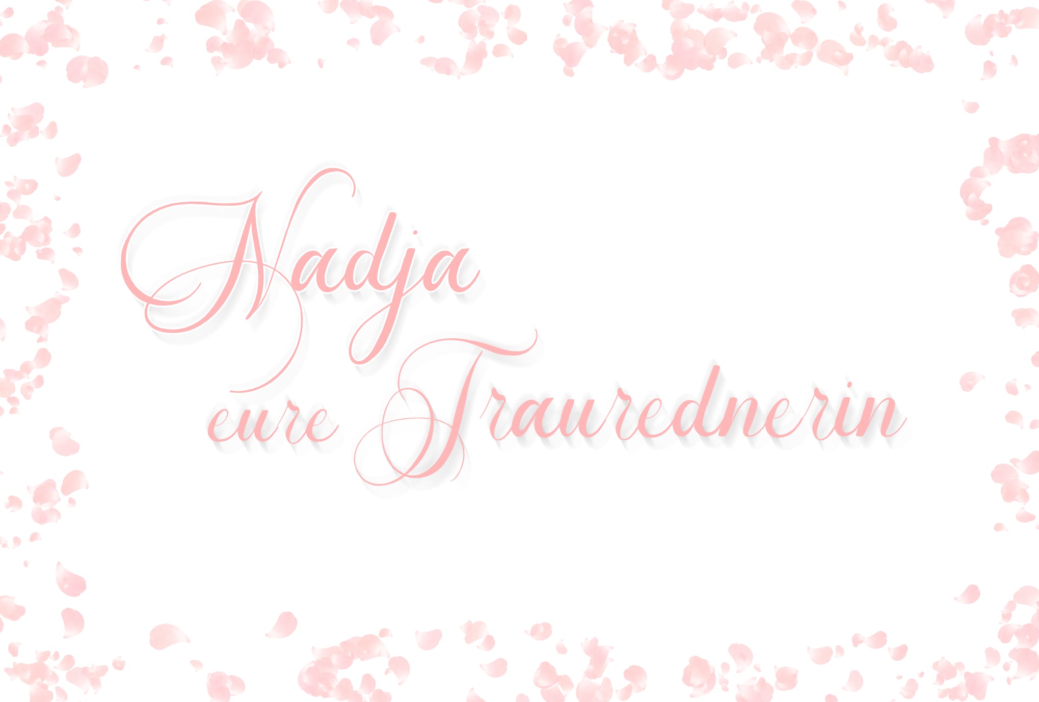 Nadja eure Traurednerin