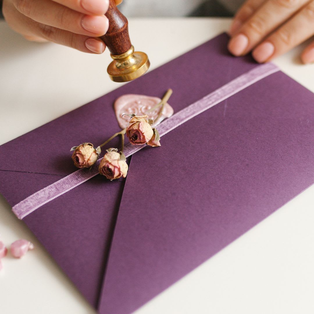 Brief Siegel gestalten