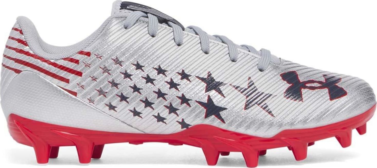 Kids' Under Armour Blur Select USA Jr. Molded Football Cleats