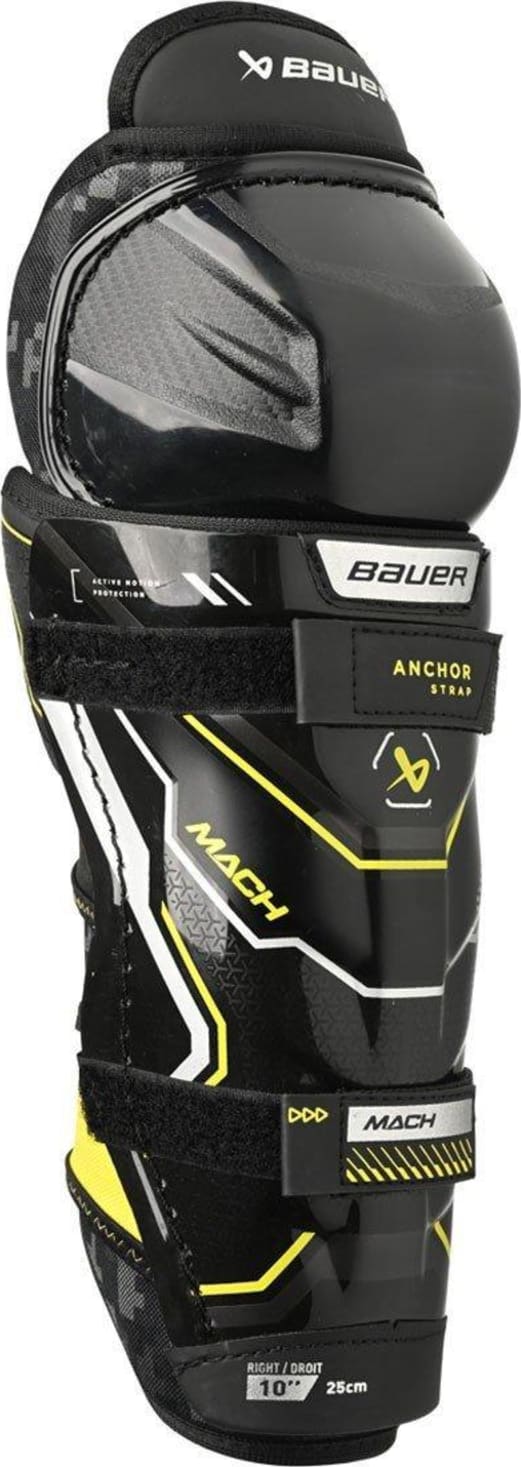 Youth Bauer Supreme Mach Hockey Hockey Shin Guards