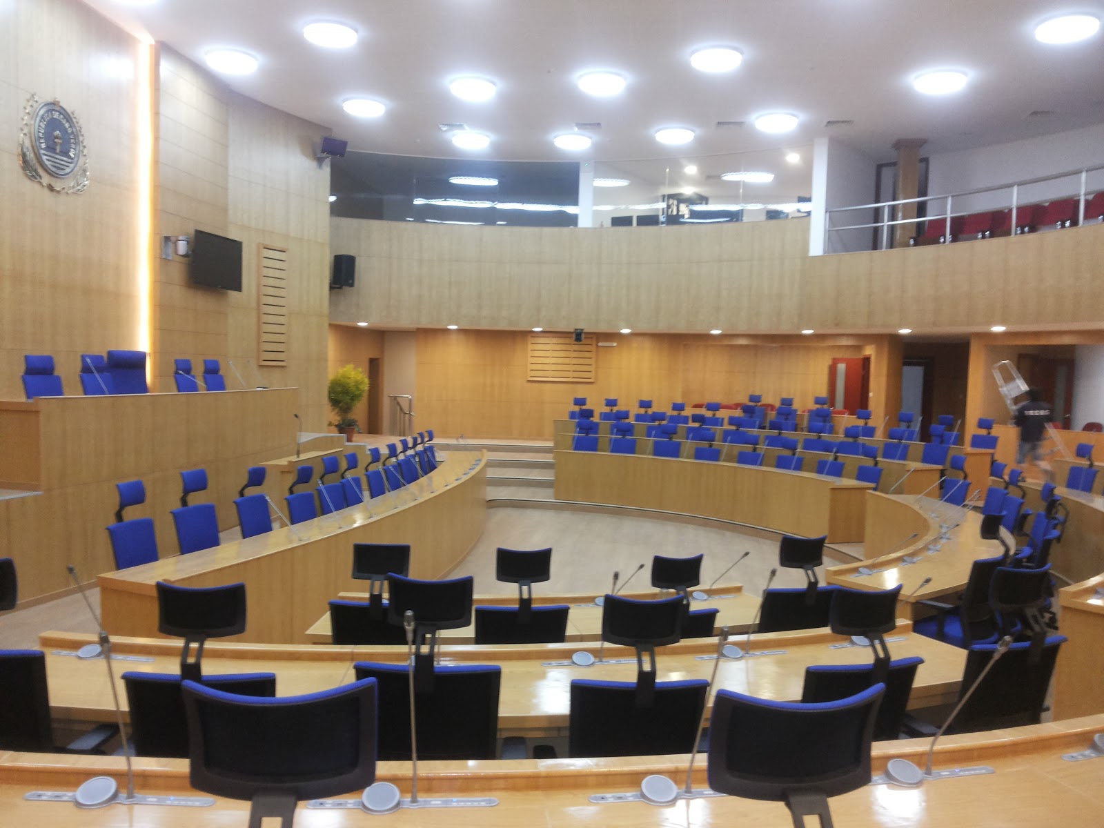 Plenary hall on Santiago