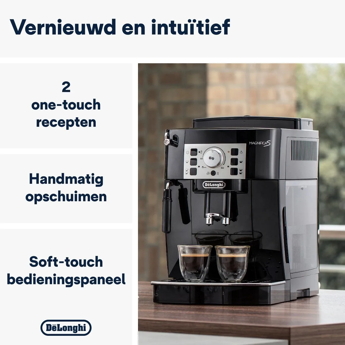 De'Longhi Magnifica S ECAM20.110.B - Volautomatische espressomachine - afbeelding 3