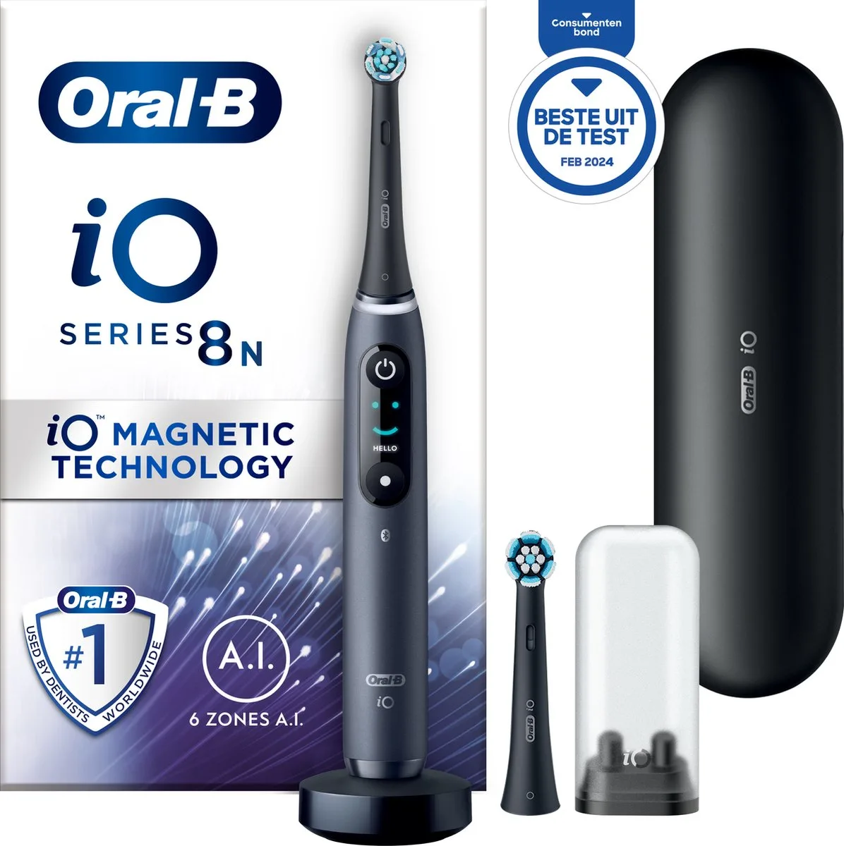 Oral-B iO 8N Elektrische Tandenborstel - afbeelding 3